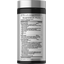 Back label / Supplement Facts panel for vegetarian capsules