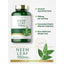 graphic stating Ancient Ayurvedic Herb, 950 mg per serving, Convenient Quick Release Capsules, Non-GMO and Gluten Free, Neem Leaf 950 mg.