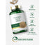 Carlyle Fennel Seed 480MG bottle with icons indicating Wheat Free, Soy Free, Milk & Lactose Free, No Artificial flavors, sweeteners, colors, or preservatives, and Our Non-GMO Pledge