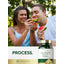 Lifestyle image of adults eating watermelon outdoors with Carlyle Licorice Root 900MG bottle and graphic stating PROCESS.