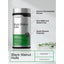 graphic showing Black Walnut Hulls 1000 mg bottle, stating Potent Concentrated Extract, Non-GMO and Gluten Free, Quick Release Capsules