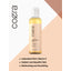 Graphic stating Antioxidant-Rich Vitamin E, Radiant and Beautiful Skin, Moisturizing and Nourishing, with Coera 100% Pure Oil Vitamin E Oil bottle.