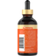 Back bottle label for Carlyle Potent Hemp Oil showing Our Non-GMO Pledge and product information