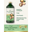 Graphic stating Nutritious Cooking Oil, Virgin, Cold Pressed, Naturally Occurring Omega-9 Fatty Acids,