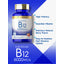 Graphic stating High Potency, Essential Vitamin, Delicious Natural Berry Flavor, Easy-to-Swallow Fast Dissolve Tablets