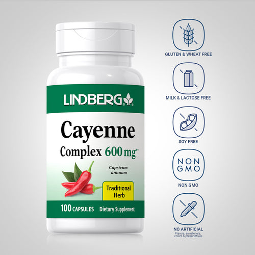 Cayenne Complex, 600 mg, 100 Capsules