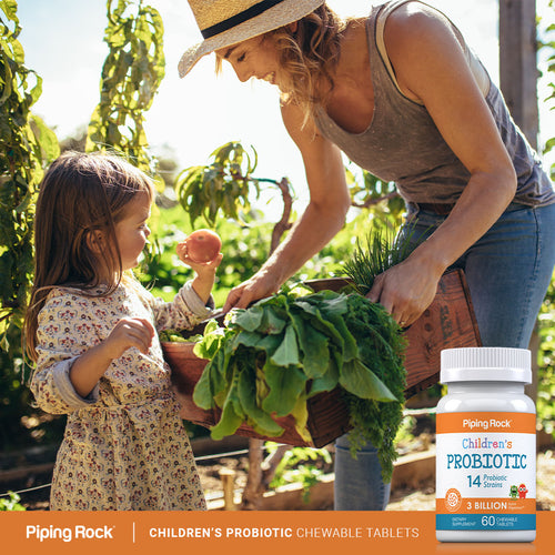 Children's Probiotic 14 Strains 3 Billion Organisms, 60 Chewable Tablets