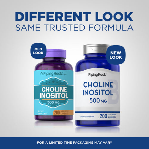 Choline Inositol, 500 mg, 200 Quick Release Capsules