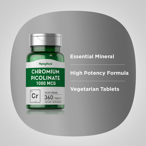 Chromium Picolinate, 1000 mcg, 360 Tablets