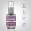 Collagen Serum bottle with icons indicating: Gluten & Wheat Free, Milk & Lactose Free, Non-GMO, No Artificial Colors.