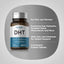 Product highlights graphic stating For Men and Women, Saw Palmetto, Pumpkin Seed, Phytosterols, Zinc and Selenium for Support, Convenient Coated Tablets