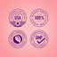 Infographic: Packaged & Lab Tested in the USA, Highest Quality 100%, Finest Ingredients, Ethically Sourced, Good Manufacturing Practice (GMP), Quality Product