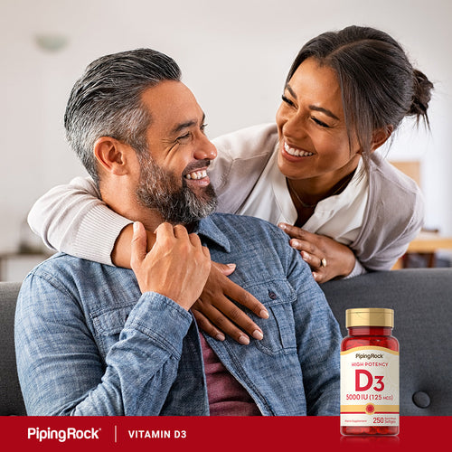 High Potency Vitamin D3, 5000 IU, 250 Quick Release Softgels