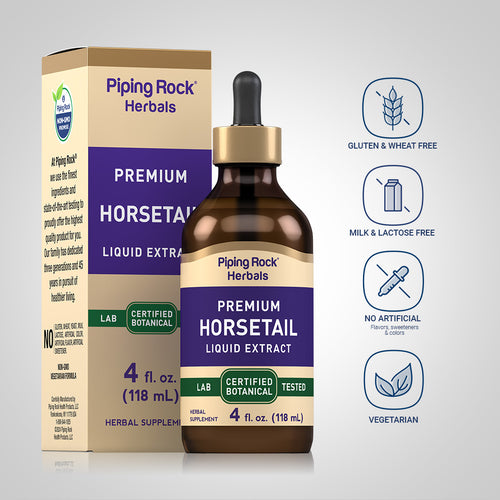 Horsetail Liquid Extract Alcohol Free, 4 fl oz (118 mL) Dropper Bottle