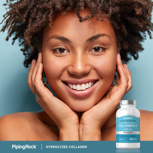 Collagen Type I & III, 6000 mg (per serving), 300 Coated Caplets