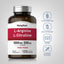 L-Arginine L-Citrulline bottle with icons indicating gluten-free, wheat-free, milk-free, lactose-free, non-GMO, no artificial additives.