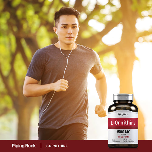 L-Ornithine, 1500 mg (per serving), 120 Quick Release Capsules