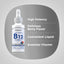 Product highlights graphic stating High Potency, Delicious Berry Flavor, Convenient Liquid, Essential Vitamin.