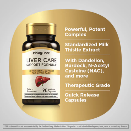 Liver Care, 90 Quick Release Capsules, 2  Bottles