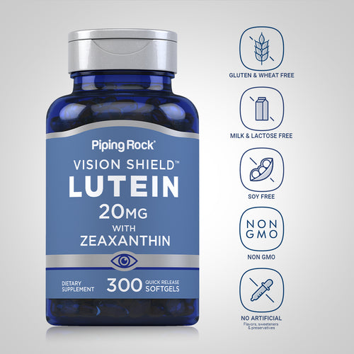 Lutein + Zeaxanthin, 20 mg, 300 Quick Release Softgels