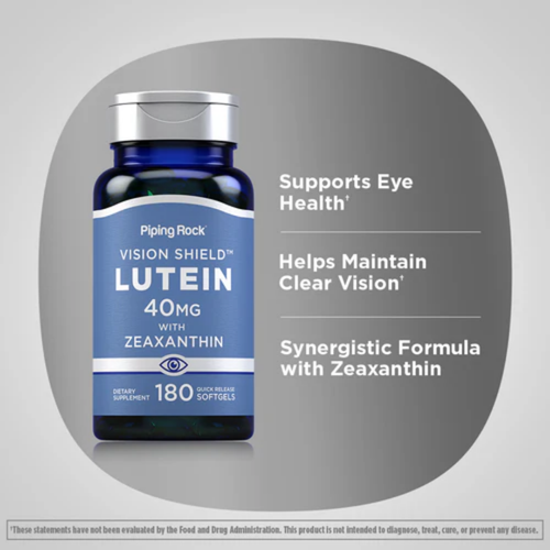 Lutein + Zeaxanthin, 40 mg, 180 Quick Release Softgels, 2  Bottles