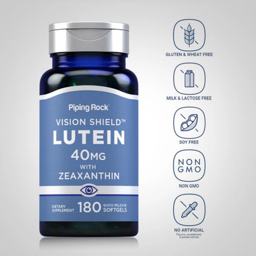 Lutein + Zeaxanthin, 40 mg, 180 Quick Release Softgels, 2  Bottles
