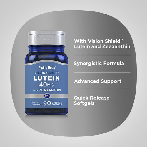 Lutein + Zeaxanthin, 40 mg, 90 Quick Release Softgels