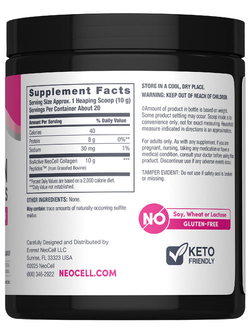 Grassfed Collagen Peptides, 7 oz (200 g) Powder