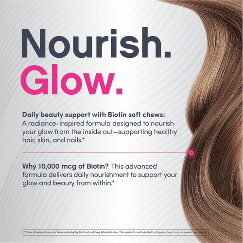 Biotin Beauty Acai Berry Flavor, 30 Tasty Soft Chews