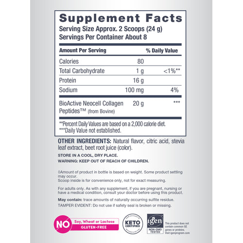 Grassfed Collagen Peptides, 14 oz (400 g) Powder