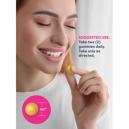 Beauty Builder Hair, Skin & Nails Gummies Lemon Flavor, 60 Tasty Gummies