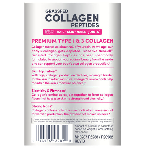 Collagen Peptides 10 gram Stick Packs, 20 Stick Packs