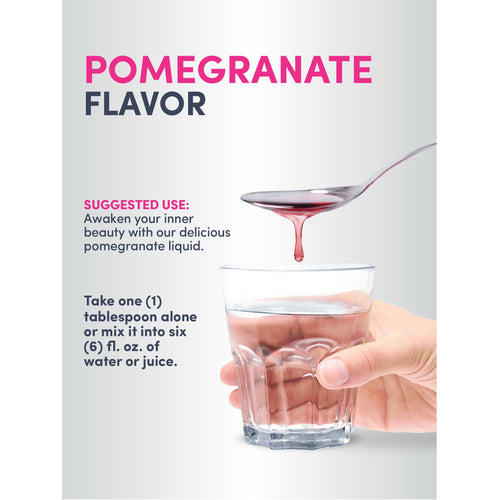 Collagen Liquid, 16 FL OZ Pomegranate Flavor