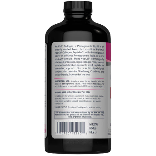 Collagen Liquid, 16 FL OZ Pomegranate Flavor