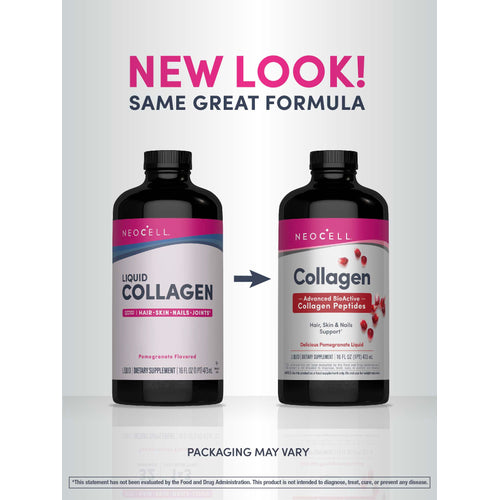 Collagen Liquid, 16 FL OZ Pomegranate Flavor