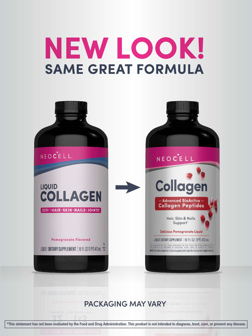 Collagen Liquid, 16 FL OZ Pomegranate Flavor