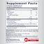 Supplement Facts panel for NCL Collagen Liquid Pomegranate 16 Fl oz bottle, detailing nutritional information.