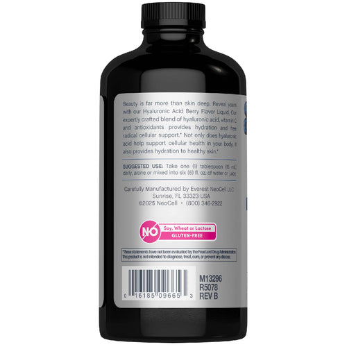 Hyaluronic Acid plus C Liquid (Delicious Blueberry Flavor), 16 fl oz (473 mL) Bottle