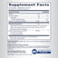 Supplement Facts for NCL Hyaluronic Acid Liquid Berry, 16 fl oz.