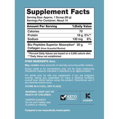 Collagen Bio-Peptides Grassfed, 10 oz (283 g) Powder