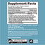 Supplement Facts panel detailing ingredients for NCL NAD Collagen Resveratrol 60 Capsules.