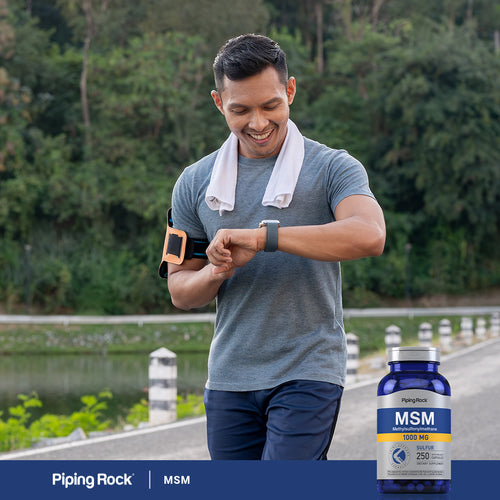 MSM + Sulfur, 1000 mg, 250 Quick Release Capsules