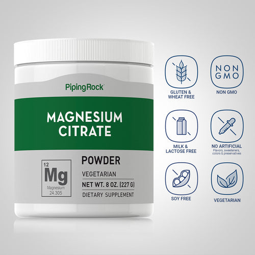 Magnesium Citrate Powder, 8 oz (227 g) Bottle