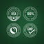 Infographic: Packaged & Lab Tested in USA, 100% Highest Quality, Finest Ingredients Ethically Sourced, GMP (Good Manufacturing Practice) Quality Product