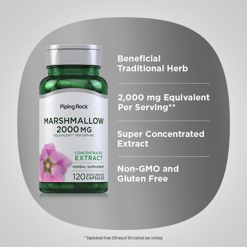 Marshmallow, 2000 mg (per serving), 120 Quick Release Capsules