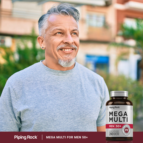 Mega Multi for Men 50 Plus, 200 Coated Caplets