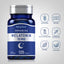 Melatonin bottle with icons indicating Gluten Free, Non GMO, Milk & Lactose Free, No Artificial Flavors, Soy Free, Vegetarian.