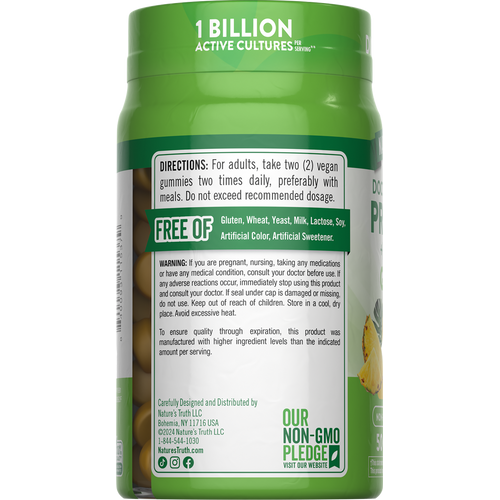 Probiotic 1 Billion (Delicious Tropical), 50 Gummies