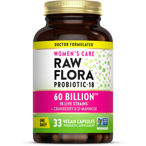 Women's Care Probiotic-18 60 Billion, 33 Vegan Capsules