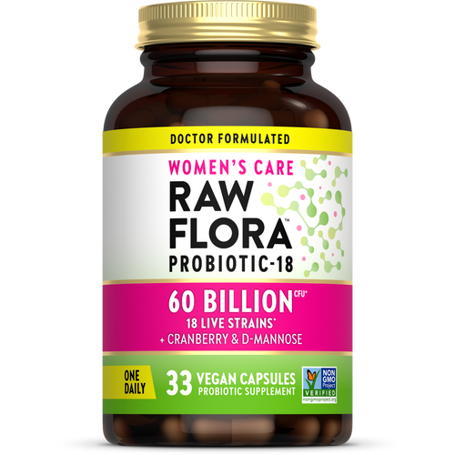 Women's Care Probiotic-18 60 Billion, 33 Vegan Capsules